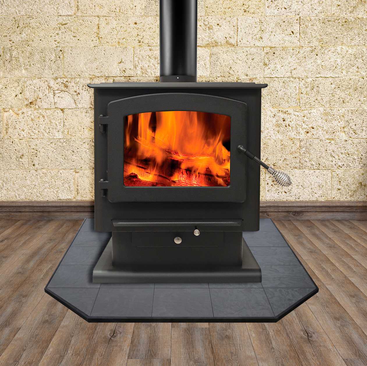 Cast Iron Wood Stoves, Made in USA